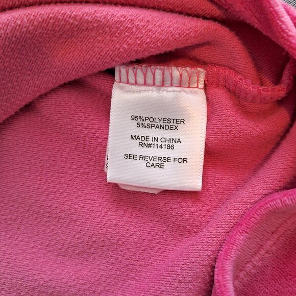 Juicy Couture Pink Velour Top- Size M - Picture 5 of 9